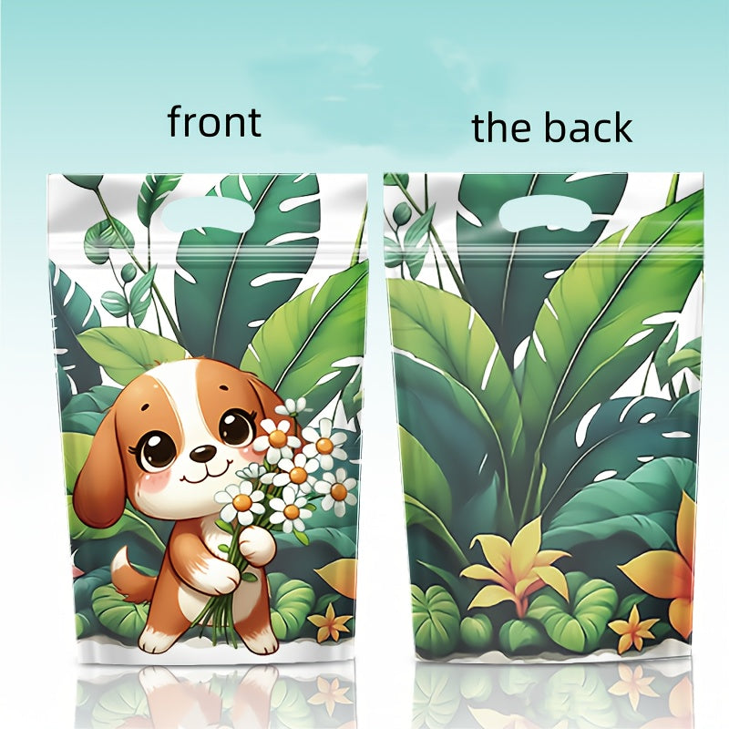 50-та ўз-ўзини yopadigan kartonli quyoncha sovgʻa sumkalar, partiyaga sovgʻa uchun 25.4x15.24x3.56 sm