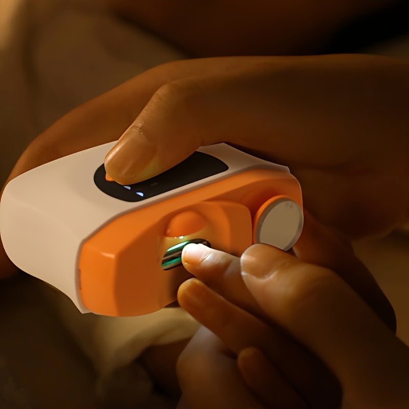 Electric Nail Clipper USB Rechargeable Portable Lithium Polymer Battery for Home Use