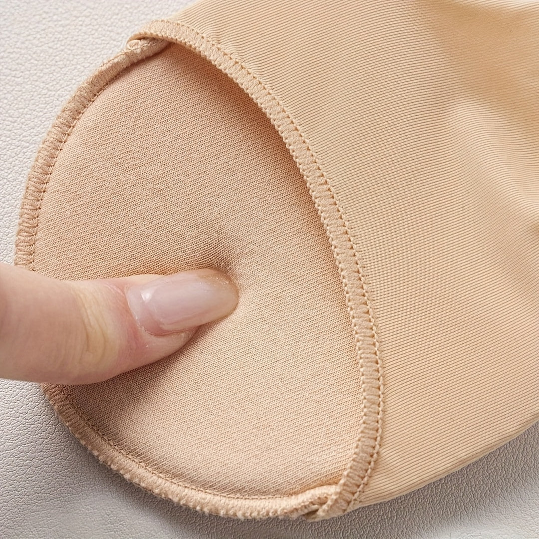 Unisex Cushioned Non-Slip Forefoot Insoles Seamless Elastic Fabric