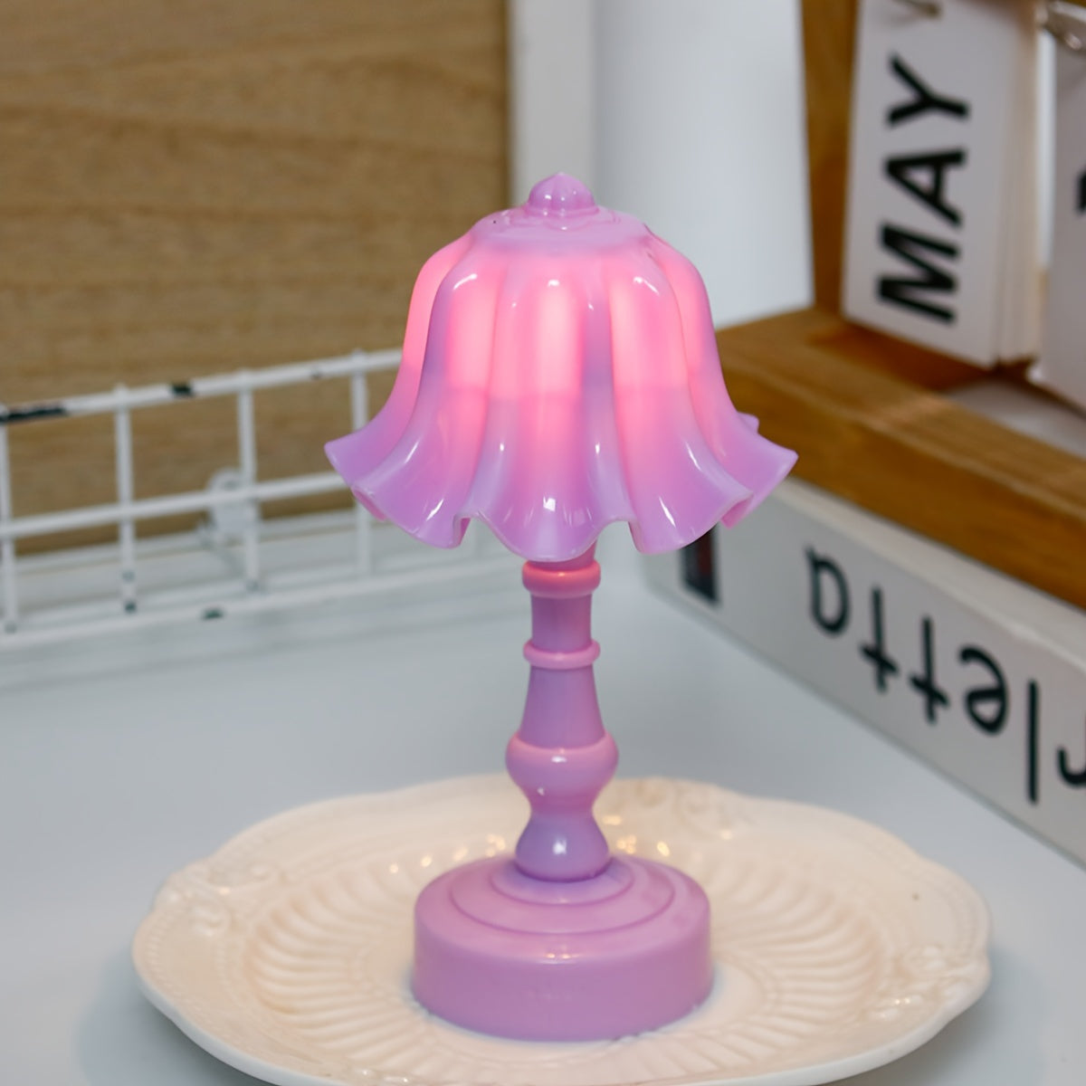 Mini Blossom LED Table Lamp for Bedroom Desk Living Room Decor