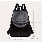 Черный водонепроницаемый легкий рюкзак с регулируемыми ремнями для ежедневных поездок и путешествий