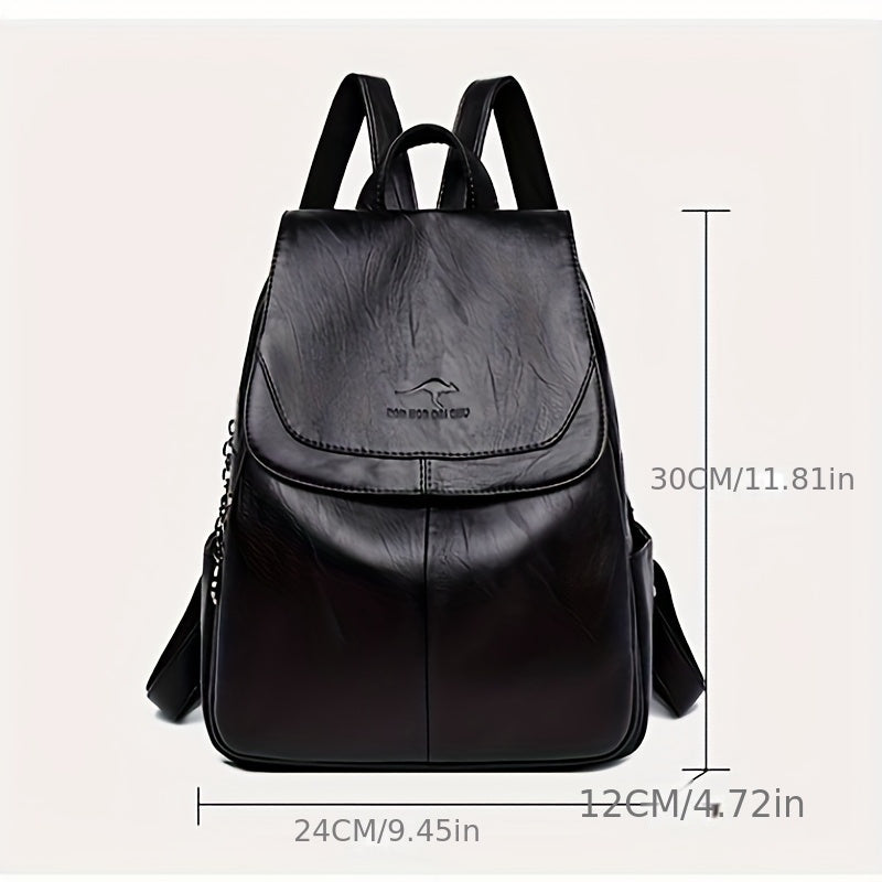 Черный водонепроницаемый легкий рюкзак с регулируемыми ремнями для ежедневных поездок и путешествий