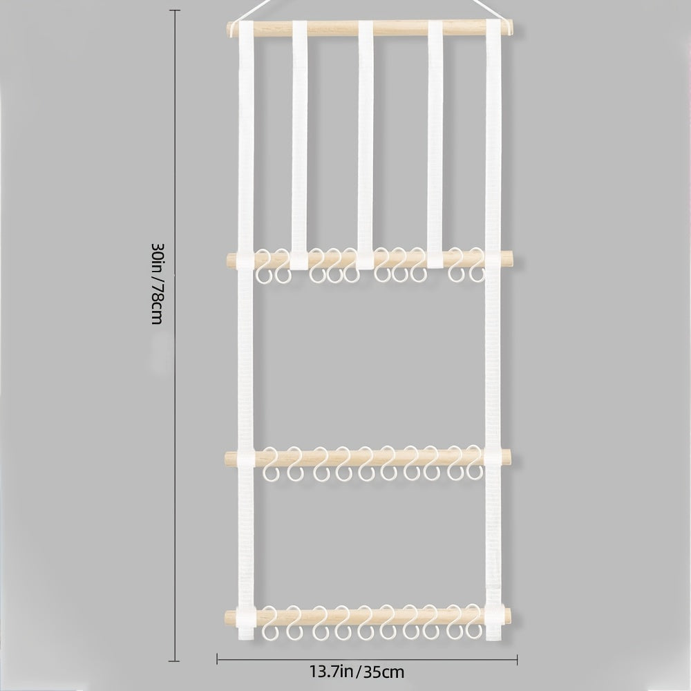 Hair Accessories Organizer for Baby Girls Hanging Storage for Hair Bows and Headbands