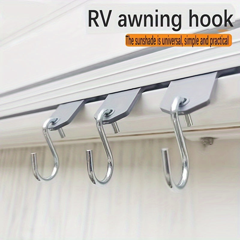 6 dona RV avtomobil quyosh nurlari uchun kiyimlar uchun tutqichlar, ajraladigan tashqi yuk mashinasi aksessuarlari