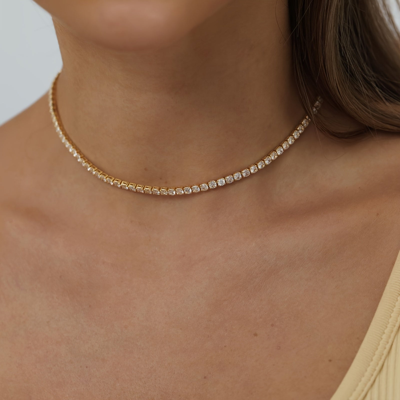 Sterling Silver Moissanite Necklace Elegant Jewelry for Daily or Special Occasions