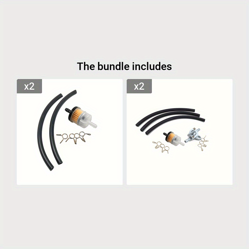 Motorcycle Dirt Bike ATV Fuel Tank Petcock Valve On/Off Switch Gasoline Line