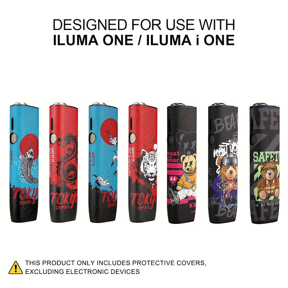 Protective IQOS ILUMA ONE Case Shock-Absorbent Plastic PU Leather Fall Protection