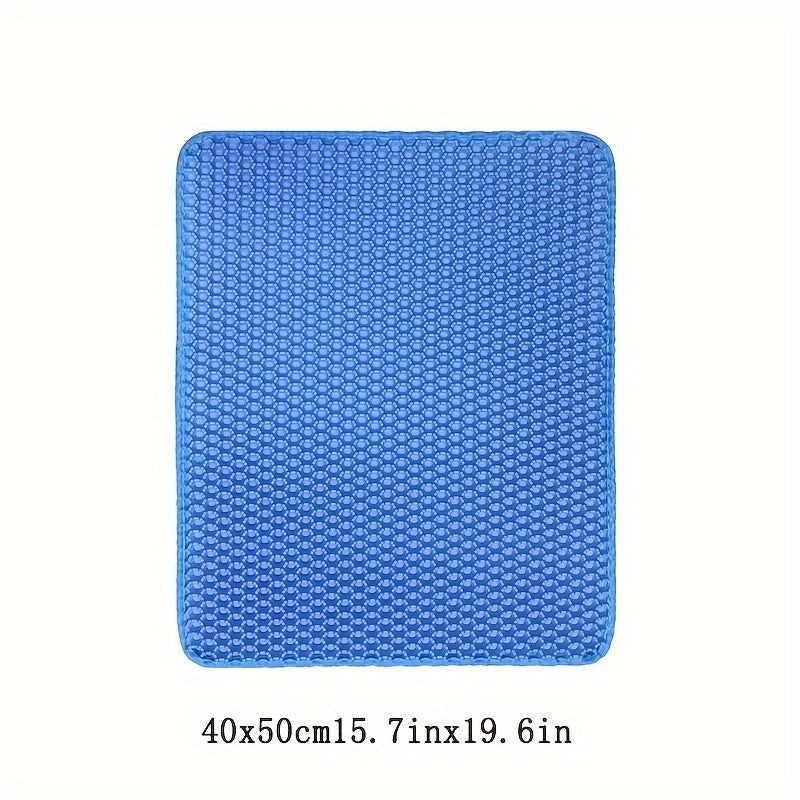 Double Layer EVA Cat Litter Mat Non-Slip Waterproof Large