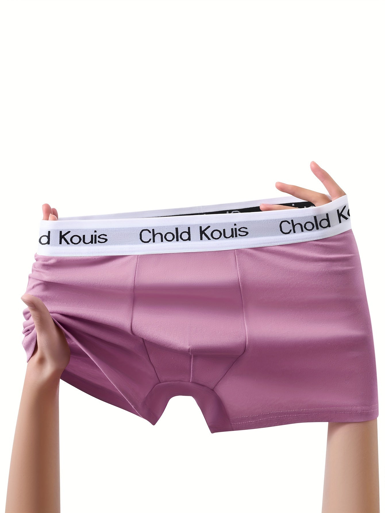 Men's Boxer Briefs Breathable Stretchy Polyester Spandex Casual Underwear Set