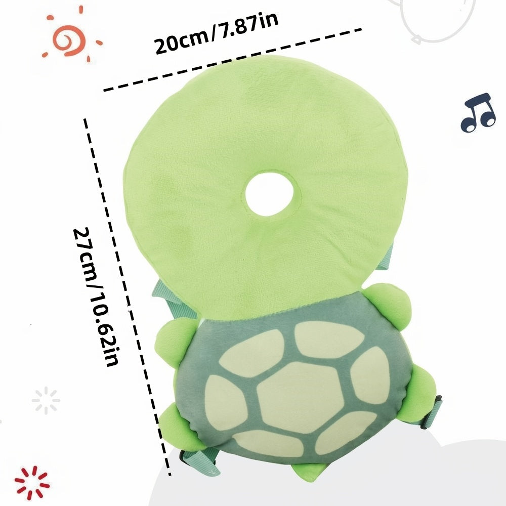 Adjustable Cartoon Animal Plush Toy Cushion Backpack Pillow for Kids Yellow Green Pink