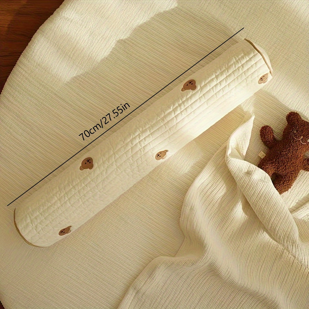 Embroidered Quilted Kissing Pillow Bedside Safety Charm Decorative Pillow for Christmas or Halloween