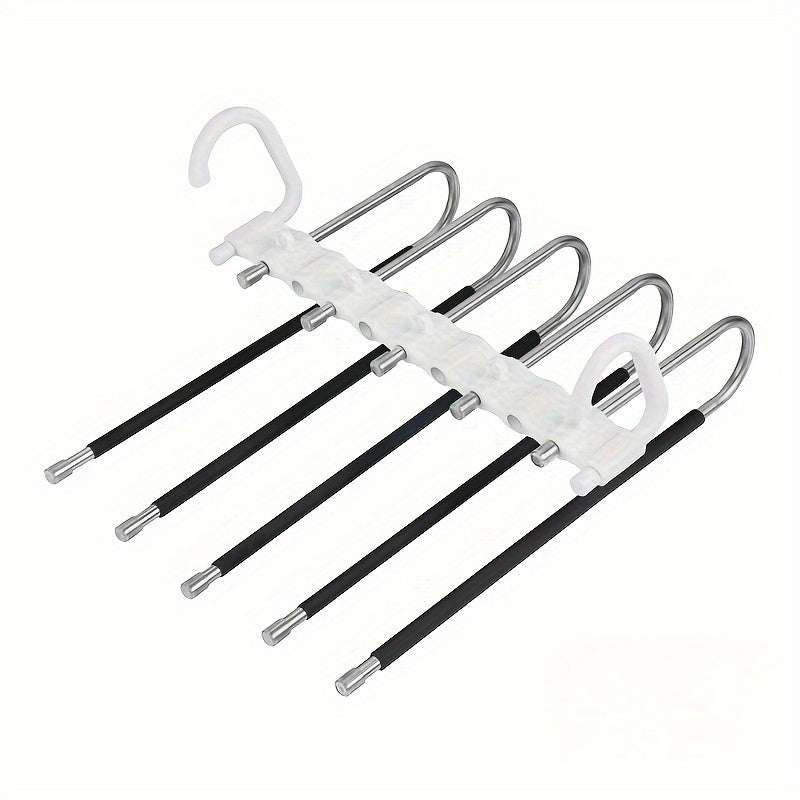 Stainless Steel Pants Hanger Closet Organizer Non-Slip S-Shaped Space Saver