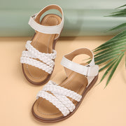 Girls Open-Toe Sandals Lightweight Breathable Summer Casual Shoes