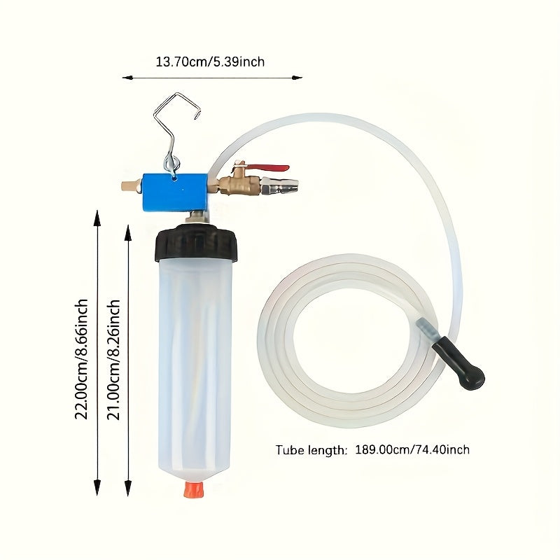 Auto Brake Fluid Change Kit Hydraulic Clutch Bleeding Tool for Car Motorcycle Truck