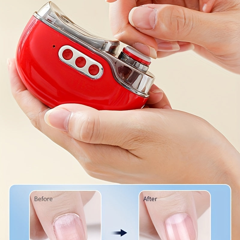 USB Rechargeable Manicure Kit with LED Light and Grinder Lithium Battery Included