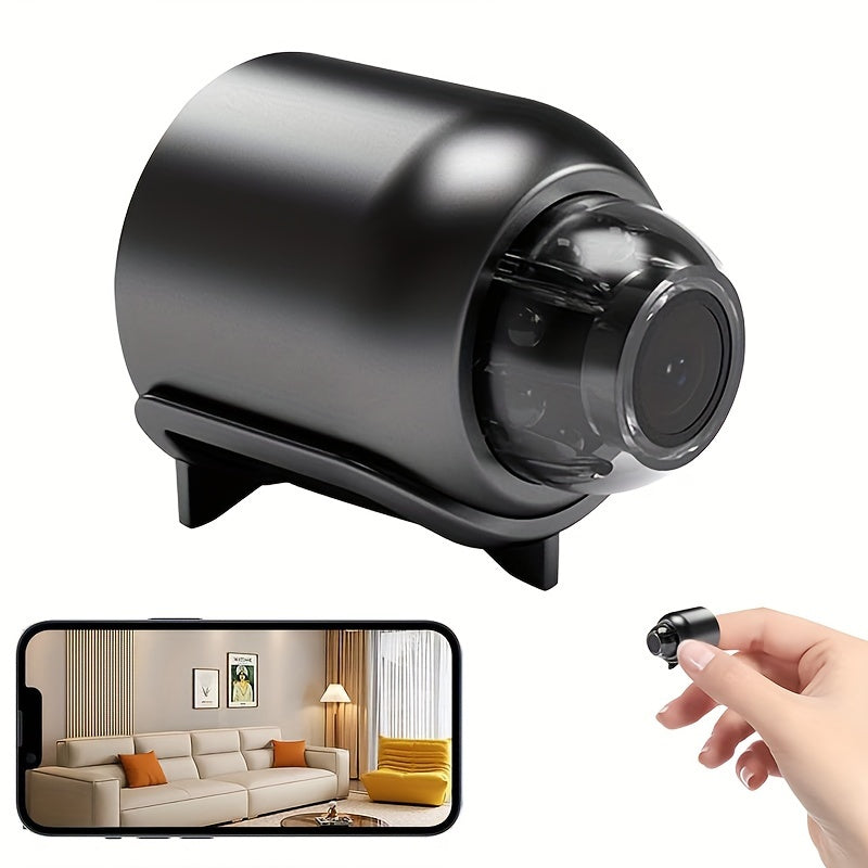 Wireless Mini Camera with Magnetic Mount 480p Video Motion Detection USB Powered Home Security