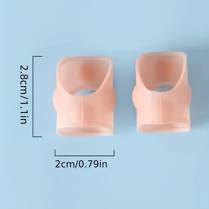 2 Pack Silicone Ingrown Toenail Correctors Formaldehyde-Free Reusable Pedicure Tools