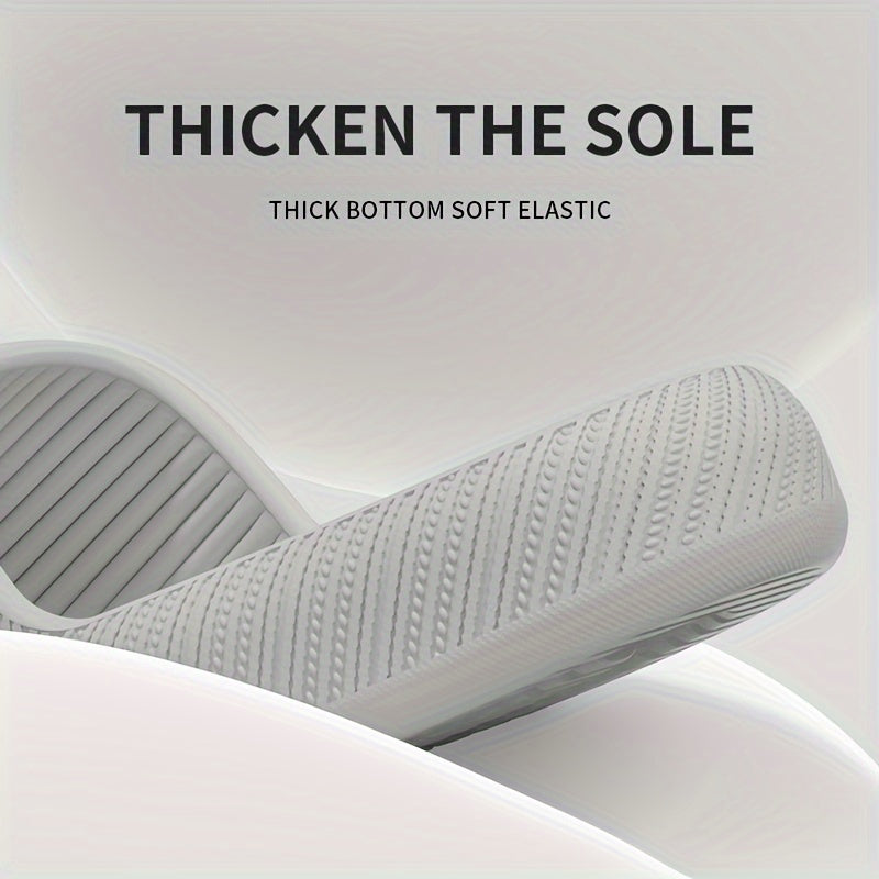 Women's EVA Slide Sandals Summer Non-Slip Thick Sole Indoor White Black