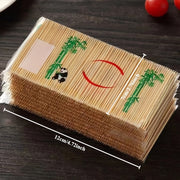 1000 Natural Bamboo Double-Headed Fine Toothpicks for Hotels and On-the-Go Use