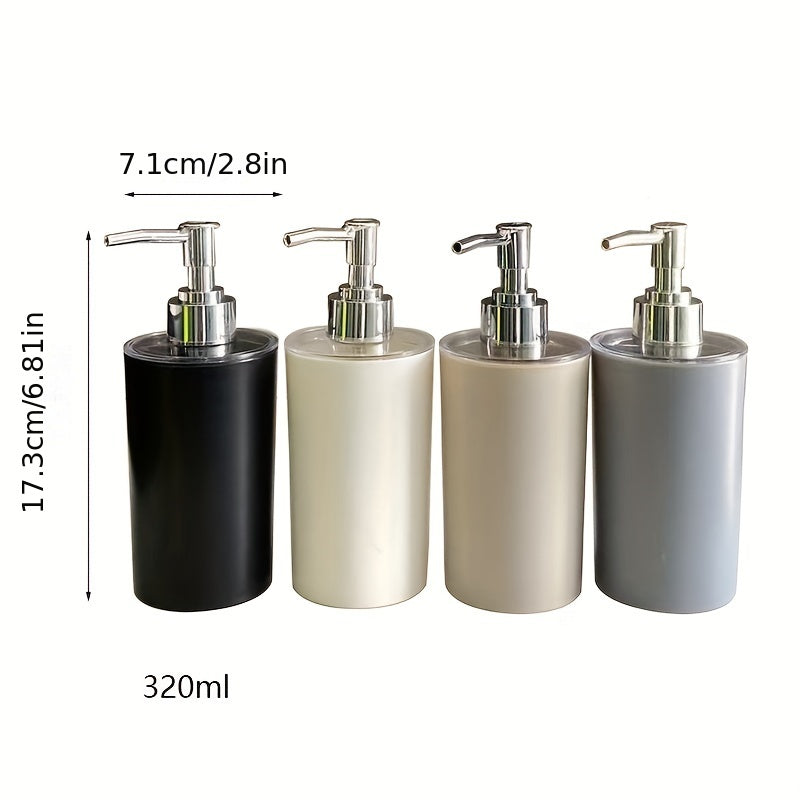 Plastic 320ml Hand Soap Dispenser Pump Bottle for Bathroom and Home Decor