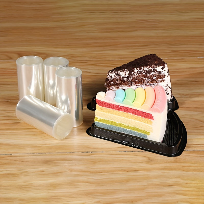 Transparent Mousse Cake Collar Acetate Roll for Decorating Chocolate Cakes