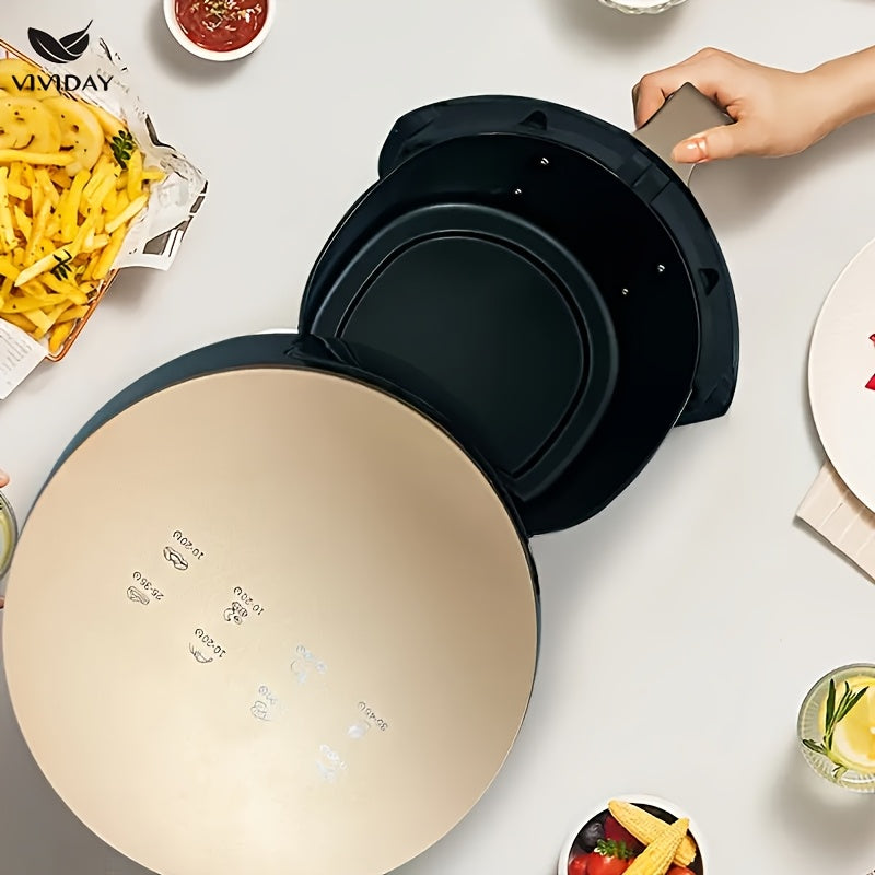 Kompakt havo fritüri 4.5L sig‘imi bilan pishirish pechasi, Yevropa standarti ro‘zg‘or uchun mo‘ljallangan