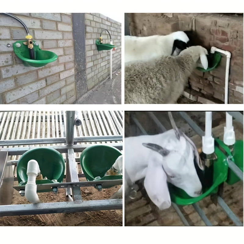 Small Animal Feeder and Waterer for Goats and Sheep 1 3 5 Pack Automatic Drinking Tank