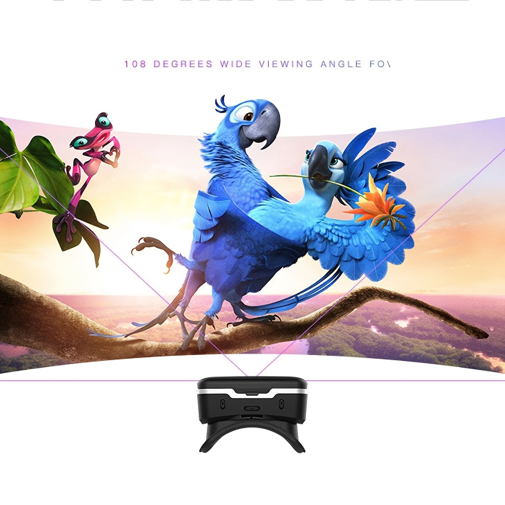 VR Headset for Smartphones 11.94-16.76cm Lightweight Adjustable Virtual Reality Glasses