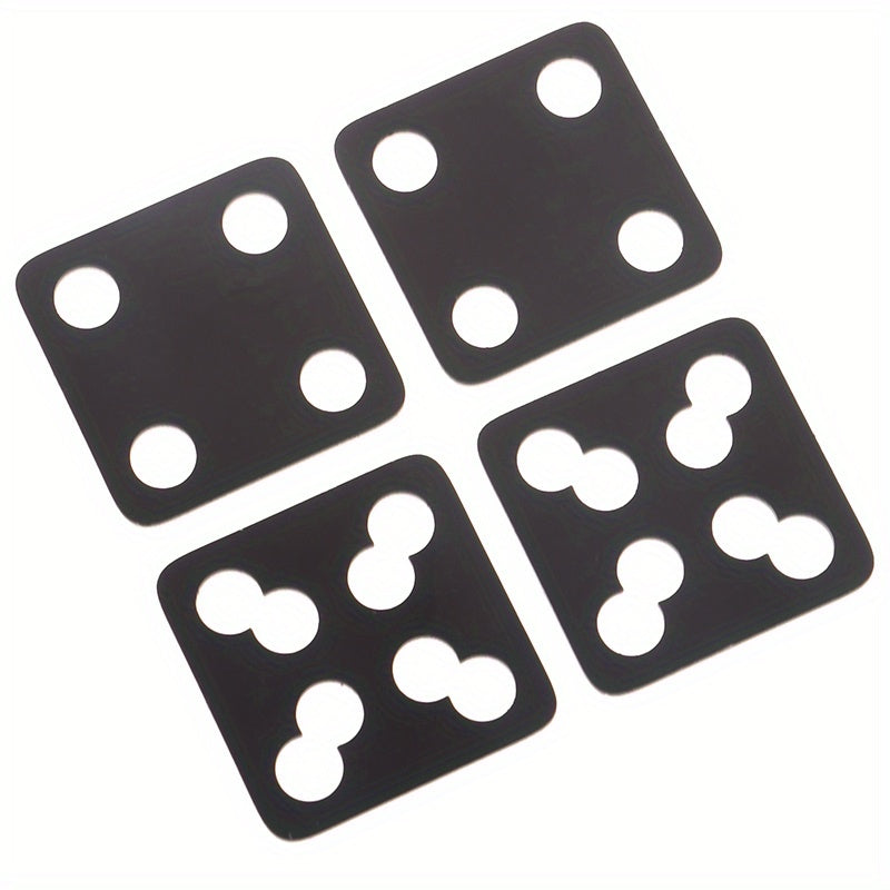 Qora metall 8-shakl teshikli ulanish parallel o'rnatish braketlari sovutish fanlari uchun 8/9/12/14cm