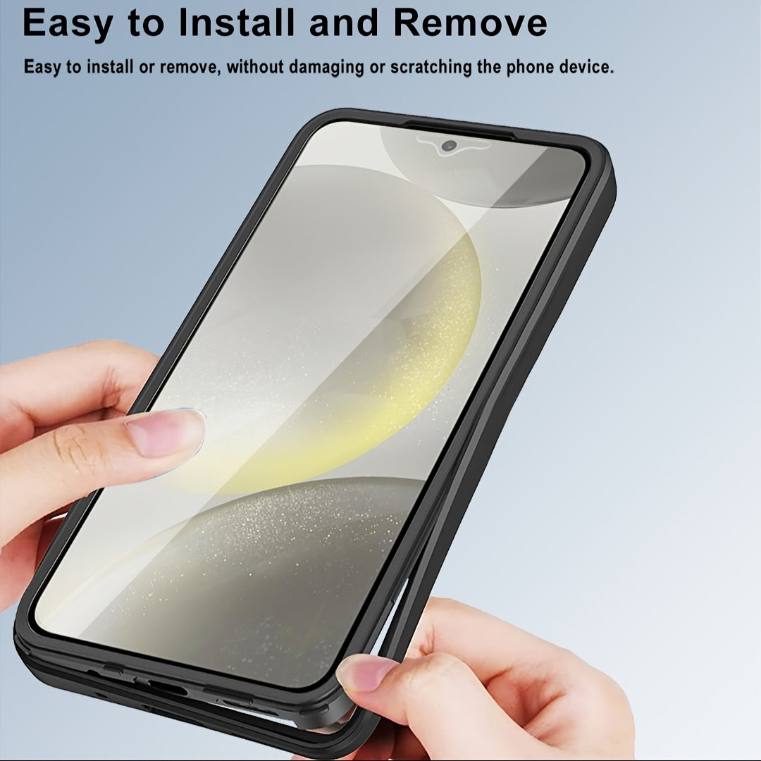 Samsung Galaxy S21 Ultra S22 Ultra S23 Ultra S24 Ultra S24 Plus S24 FE S23 FE uchun akril magnit telefon qutisi, himoya qoplamasi bilan