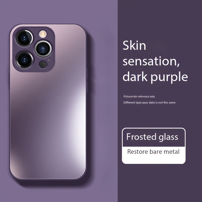 Frosted Glass Texture Phone Case for iPhone 11 12 13 14 15 Pro Max