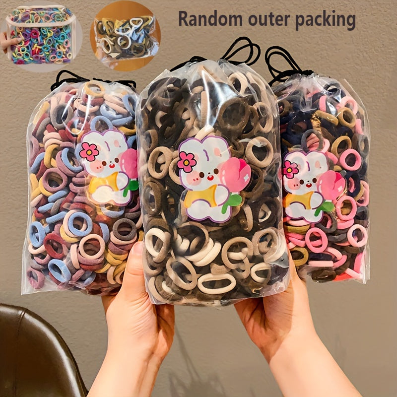 Kids Girls Hair Bands 100/200 Elastic Fabric Scrunchies Cute Gift Accessories