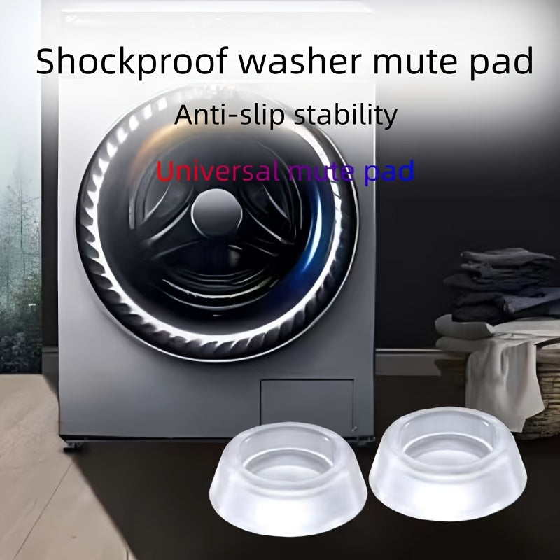 Washing Machine Base Set 4pcs Anti-Vibration Pads for Laundry Room