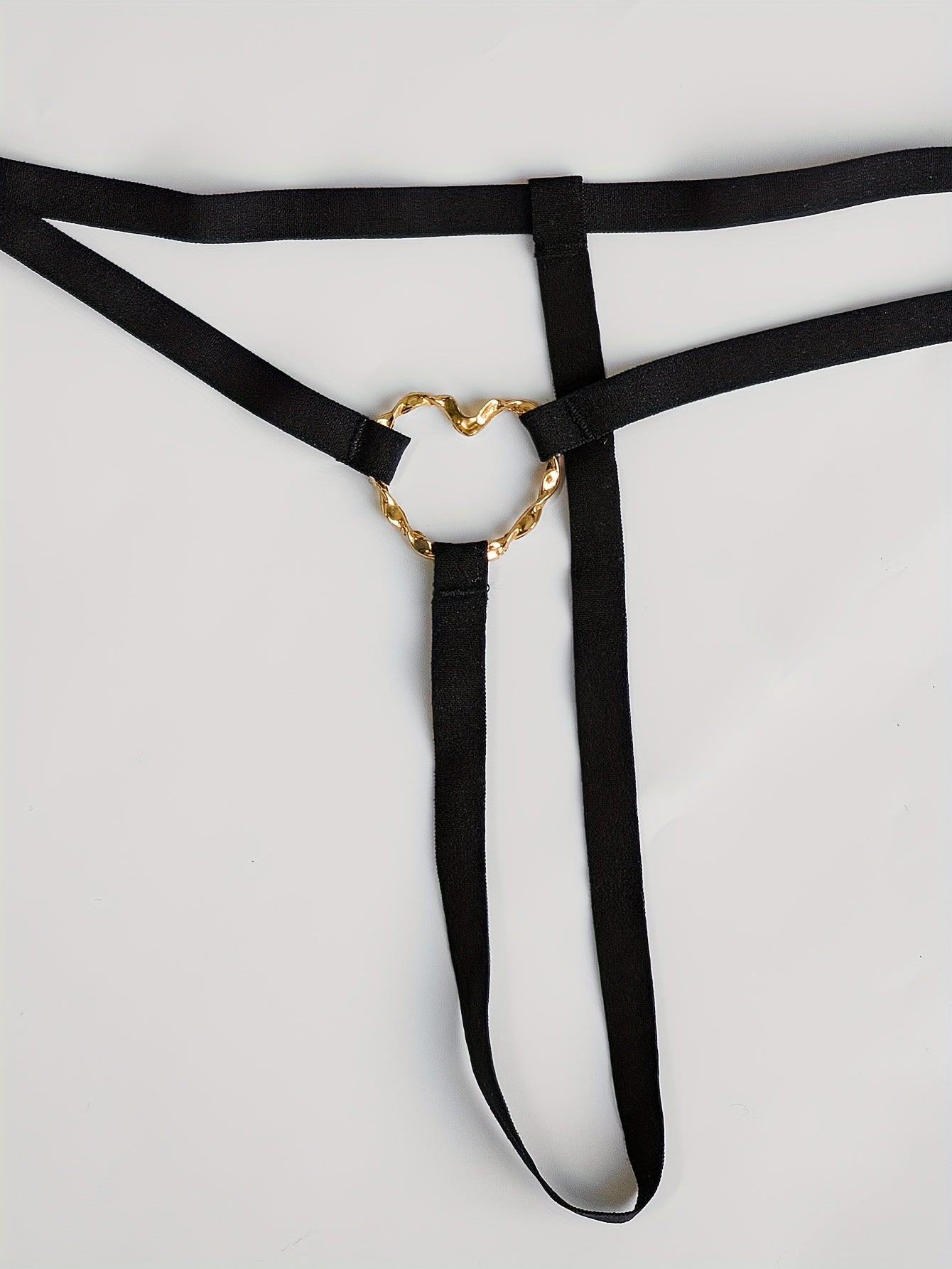 Women's Metal Ring Thong Lingerie Sexy Fashion