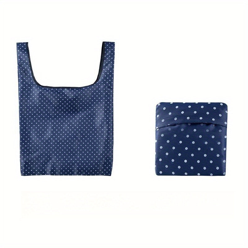 Foldable Oxford Cloth Shopping Bag Lightweight Tote for Non-Food Items