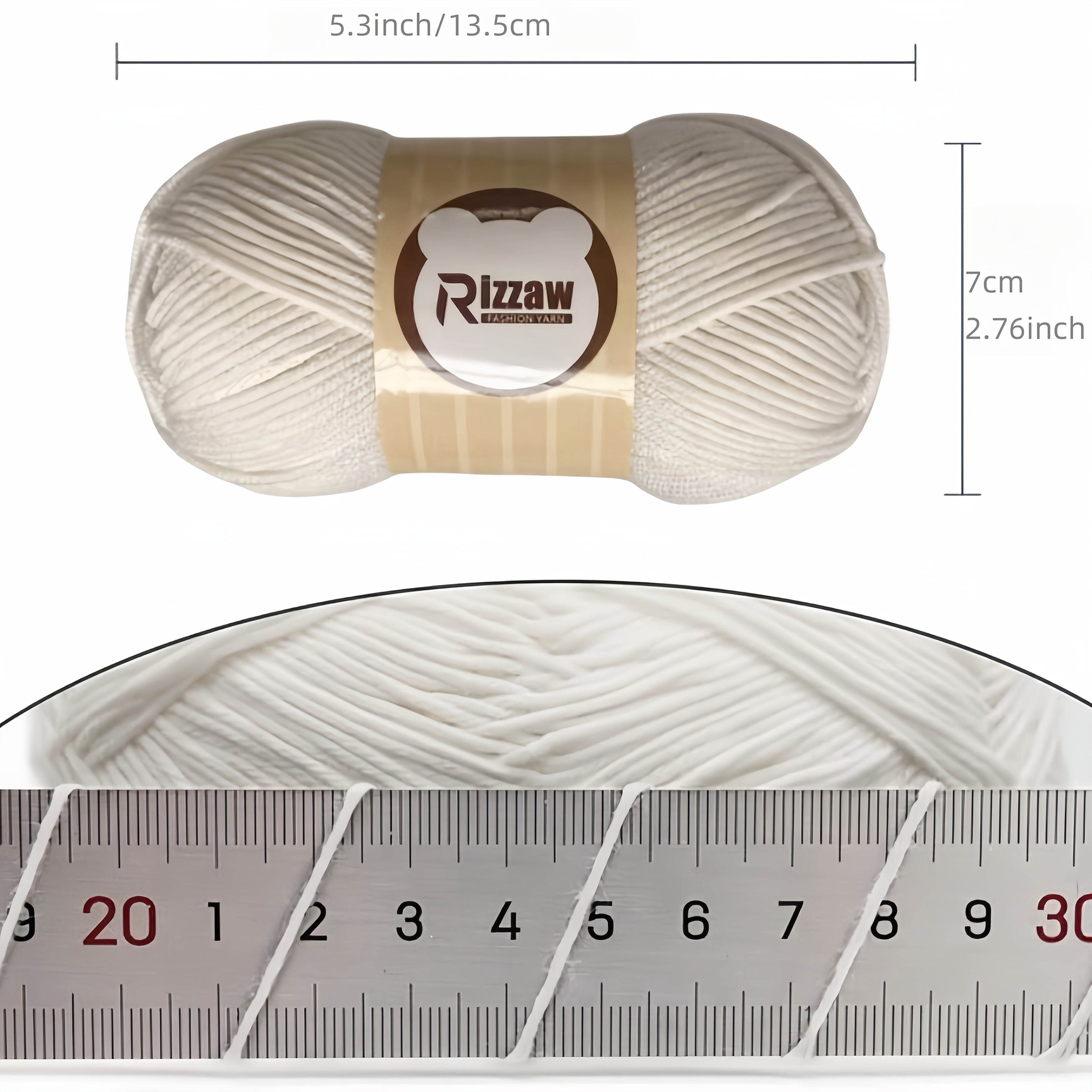 6 Pieces of 50g Soft Acrylic Yarn for Crocheting and Knitting, Assorted Colors