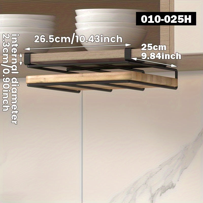 O'zingizning oshxonangiz va hammomingizni osonlik bilan tashkil qiling, 1 dona joyni tejovchi oshxona tokchasi bilan, kesish taxtasi, qozon qopqog'i va shkaf eshigi osish imkoniyati bilan.