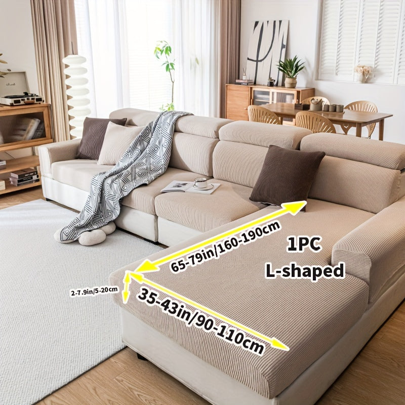 Эластичный чехол на диван, всесезонный, моющийся, прочный, противоскользящий, для кресла до 4-х мест, современный домашний офис