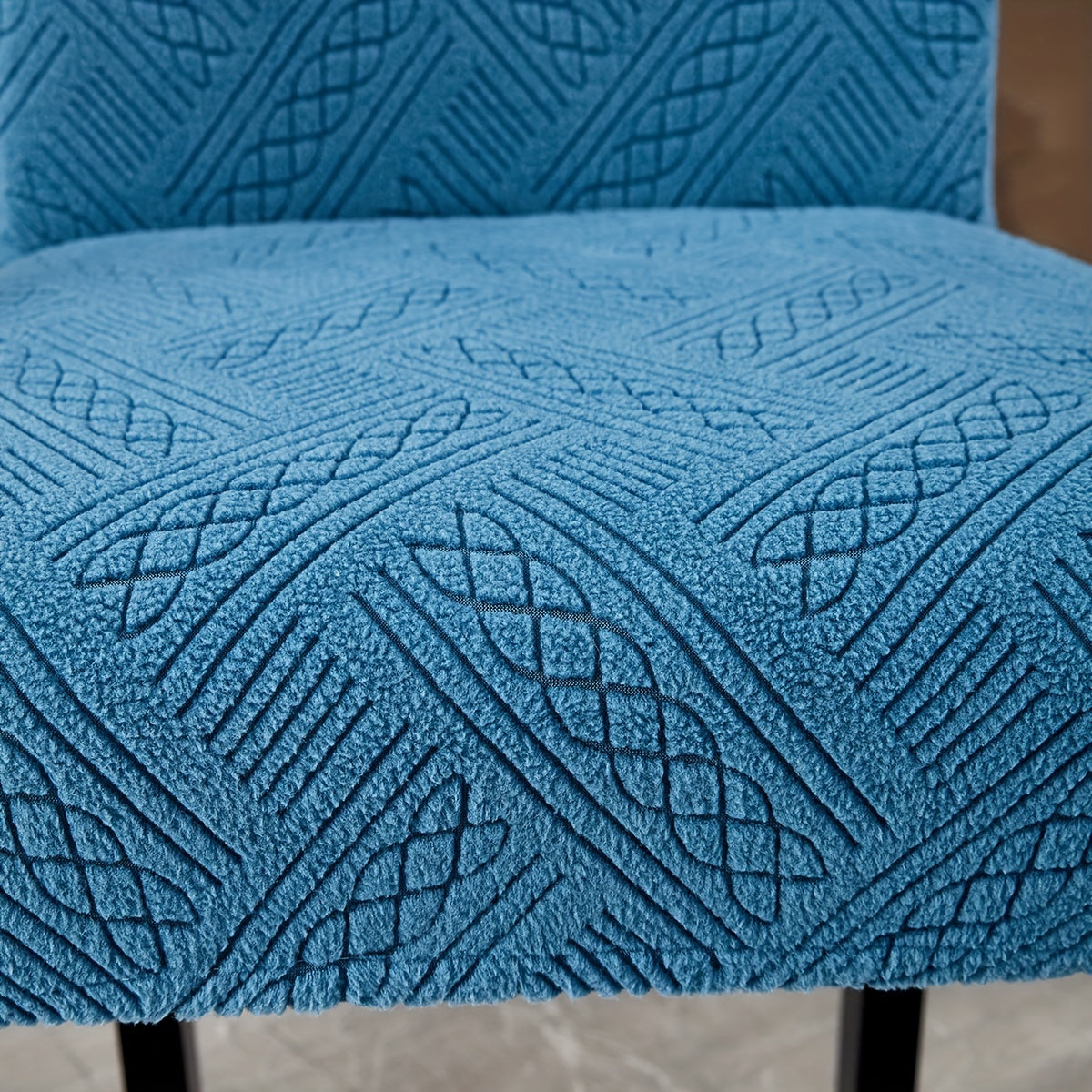 4/6pcs Bohemian Style Jacquard Chair Covers Removable Washable Polyester Spandex