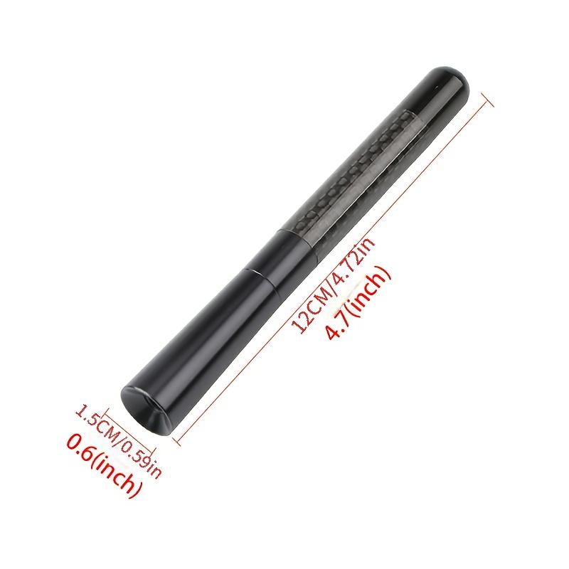 Carbon Fiber Short Antenna 12cm Universal Car Radio Replacement Stylish Durable