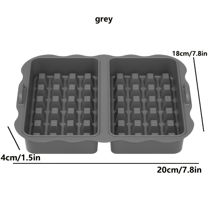 2pcs Silicone Air Fryer Baking Molds Non-Stick Reusable Liners Compatible with Ninja Air Fryer Models