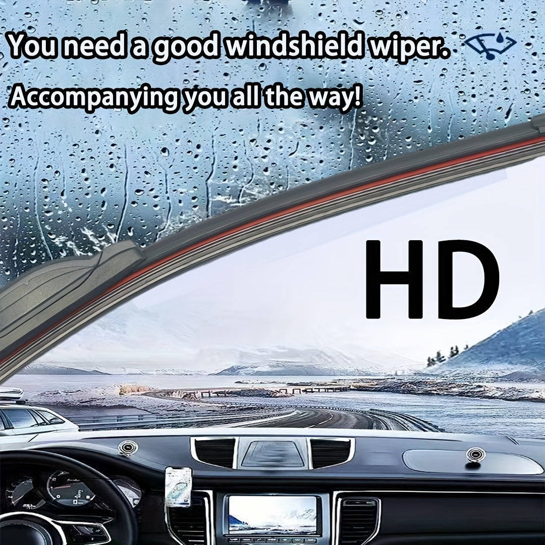 Lámina de limpiaparabrisas duradera para todas las estaciones, de 6 capas, para coches, de 35.56cm a 71.12cm