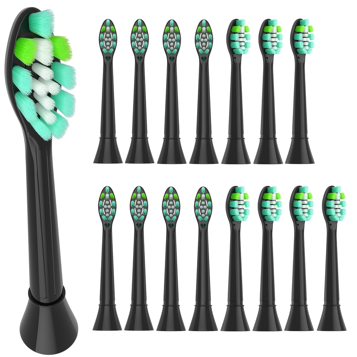 8/12/16 Pcs Replacement Toothbrush Heads for Electric Oral Care Deep Cleaning