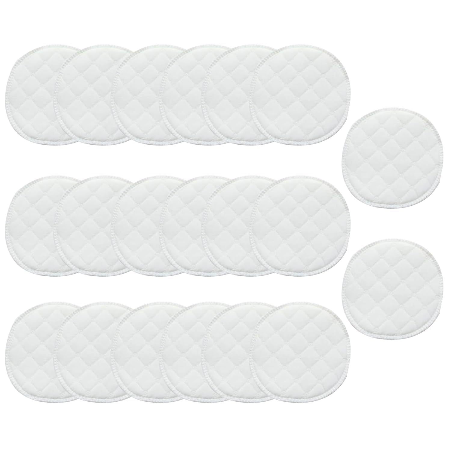 Reusable Nursing Pads for Breastfeeding Mothers Leak-Proof Hypoallergenic Washable 20pcs