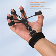 Unisex Silicone Stretch Bands with Wrist Support for Grip and Hand Exercise