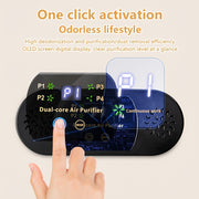 Toilet Air Purifier Dual-Core 3-in-1 Odor Dust Eliminator USB Touch