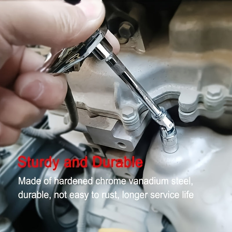 Universal Ratchet Wrench Connecting Rod Extension 15.24cm Small Fly Wrench Tool