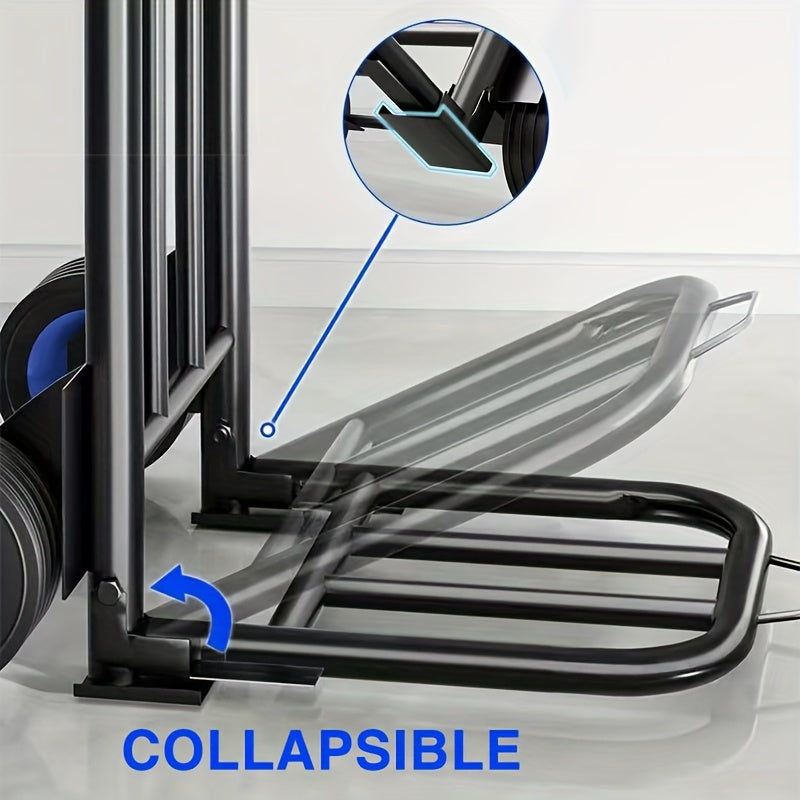 Folding Trolley for Shopping Luggage Cargo Handling Medium Size