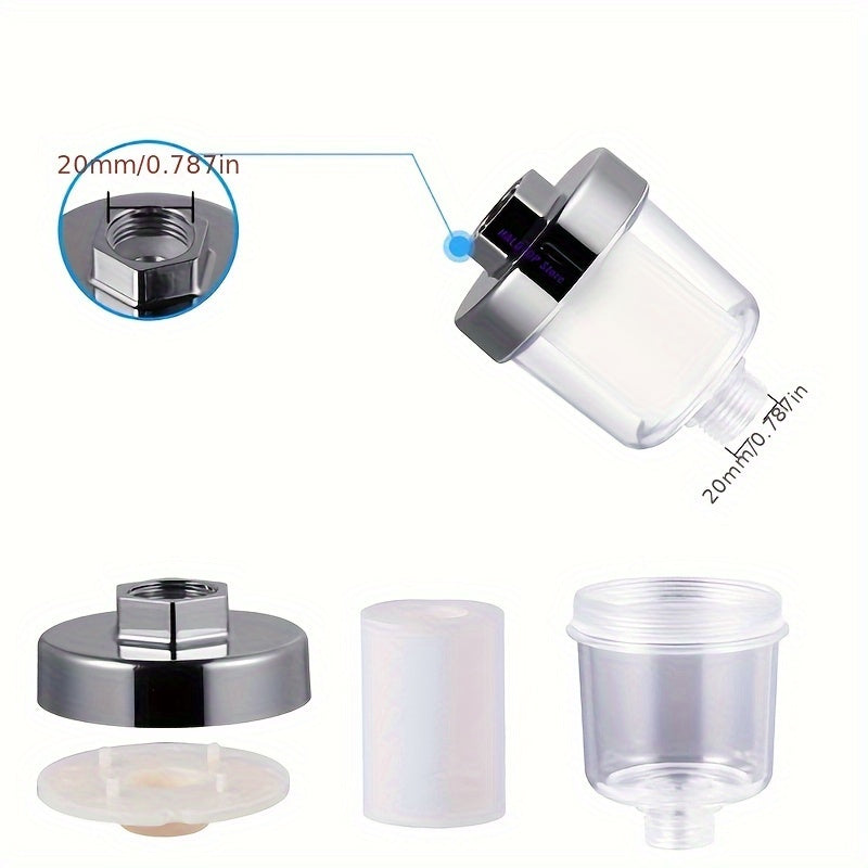 Shower Head Filter for Tap Water Purification and Heating