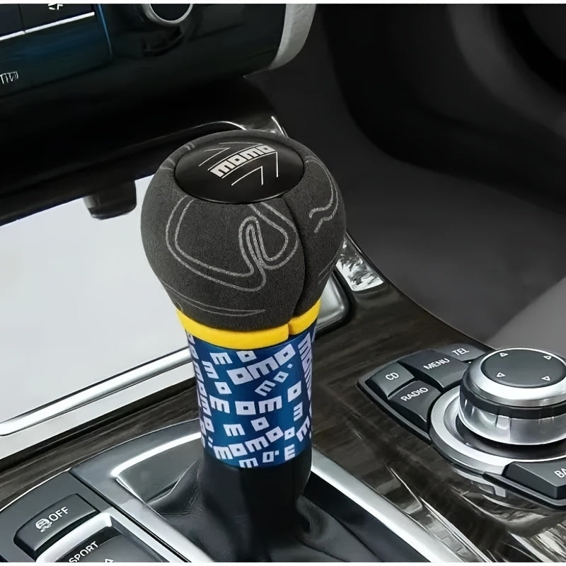 Car Aluminum Manual Gear Shift Knob Graffiti Style Universal Refit Tool